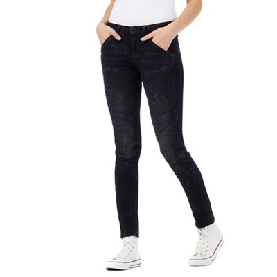 G-Star Raw Navy dark wash skinny fit 'Lynn' mid waisted jeans